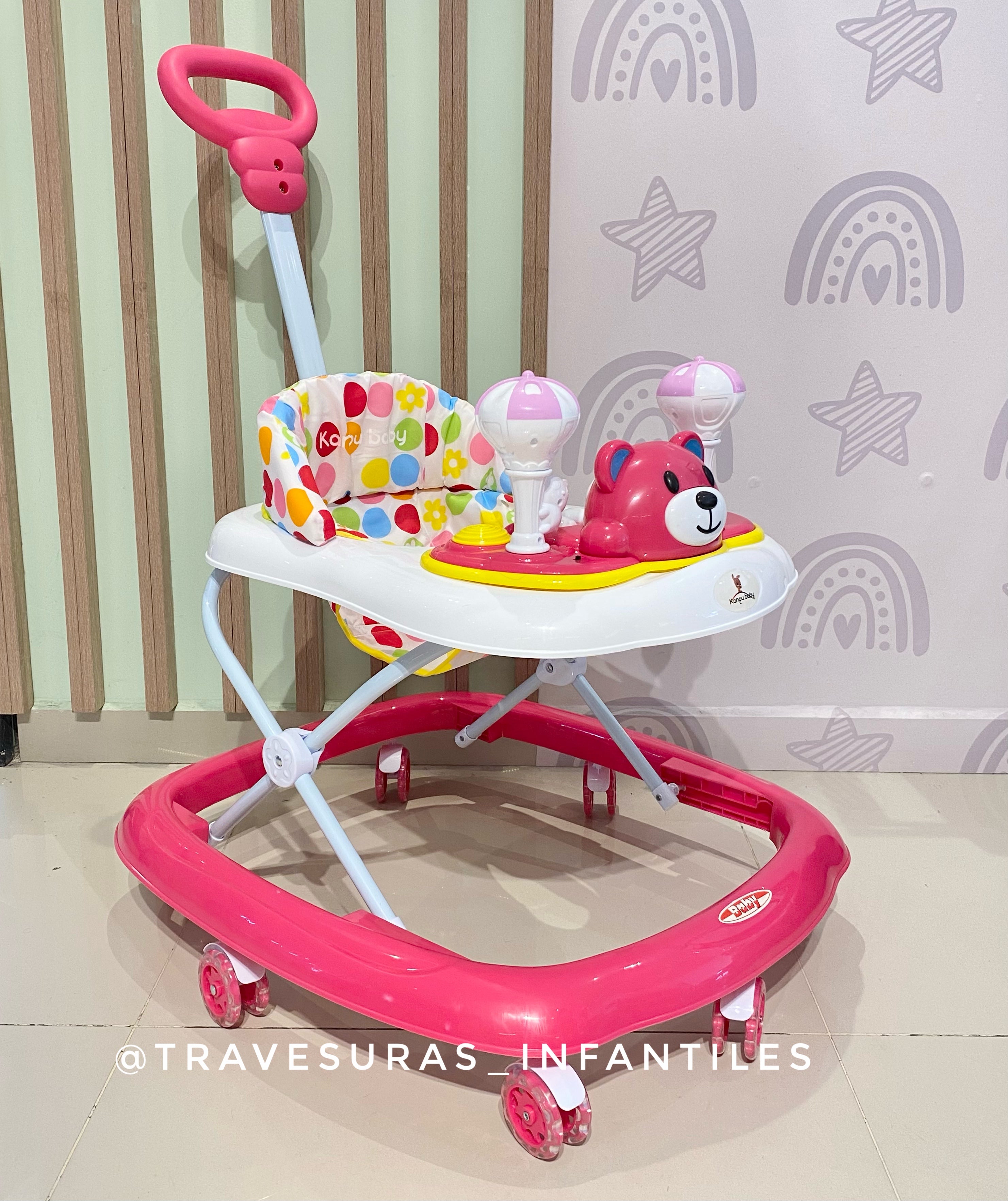 Toalla muselina para bebé, rosa - Fashion Toys