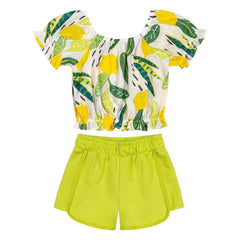 Conjunto Short Plantas