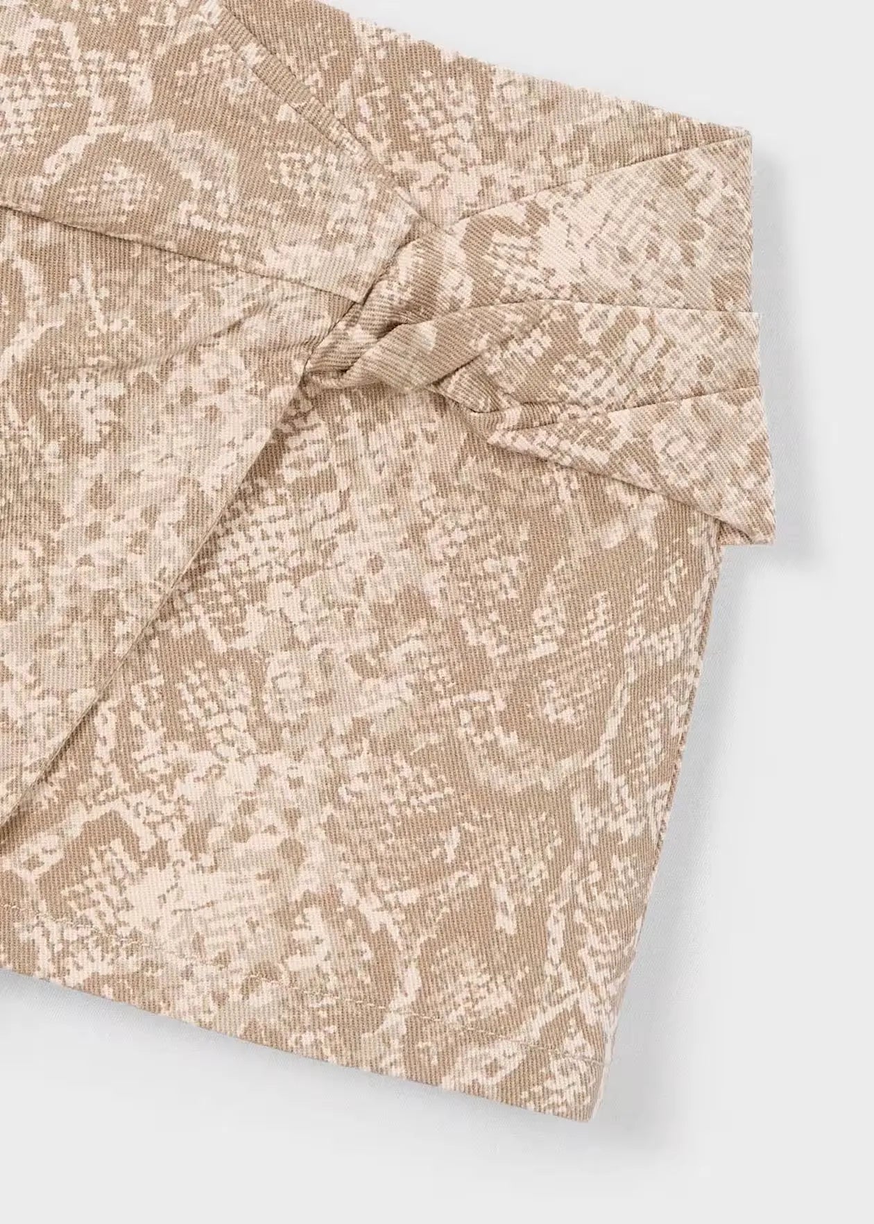 Falda Animal Print Café Mayoral detalle