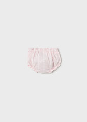 Conjunto 3 Piezas Panty Tricot Flores Rosa Mayoral