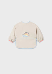 Babero Manga Larga Caracol Beige Mayoral