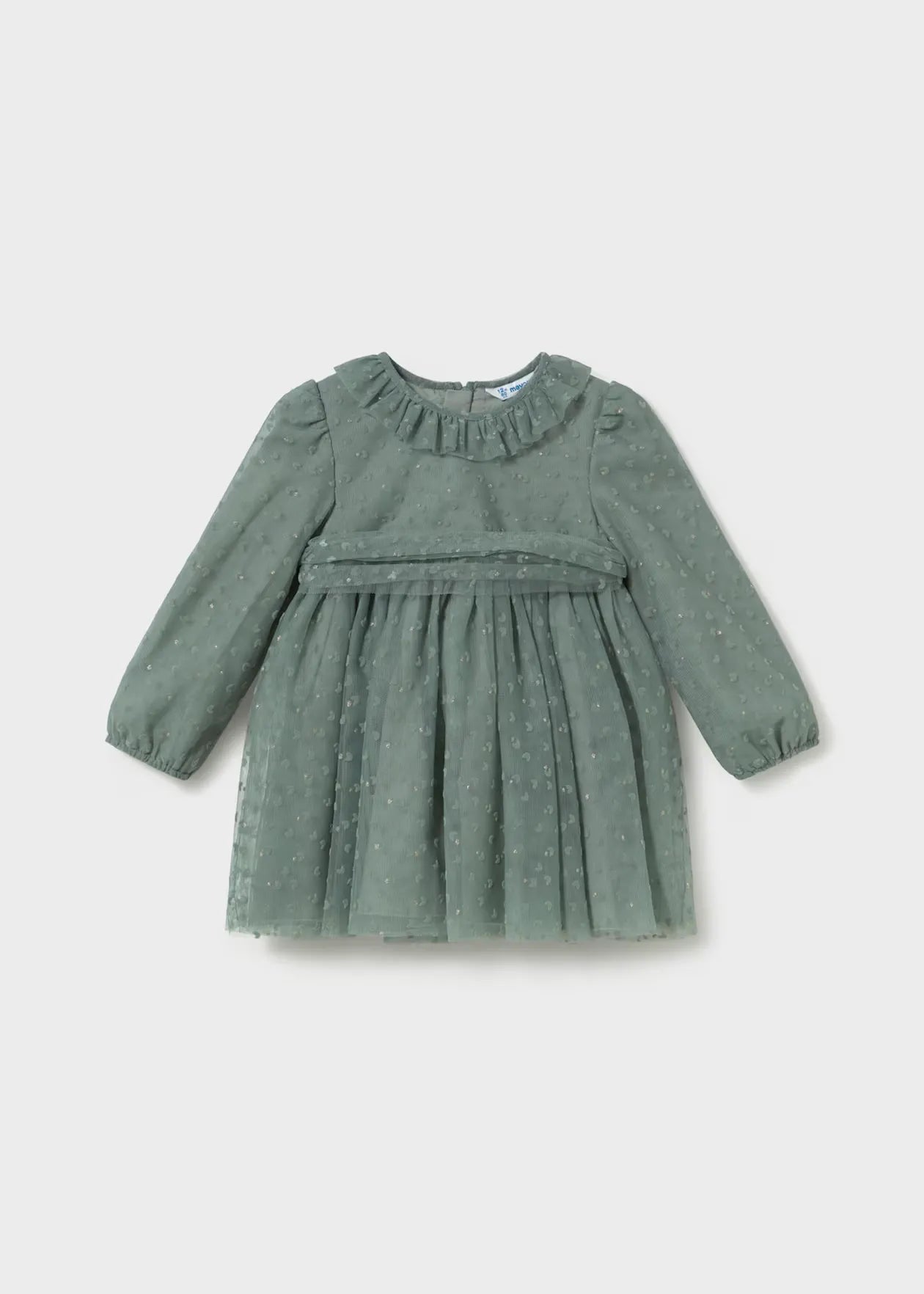 Vestido Tul Cuello Verde Mayoral ESTILO