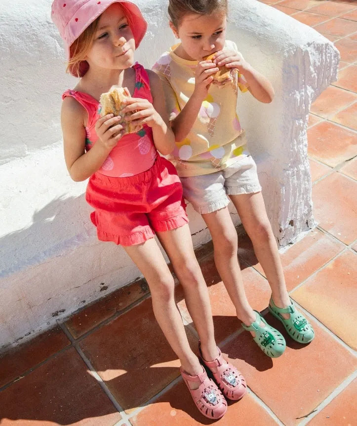 Sandalias Tobby Zebra Rosa Igor modelo