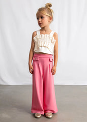 Blusa Resortado Volante Blanco Mayoral niño