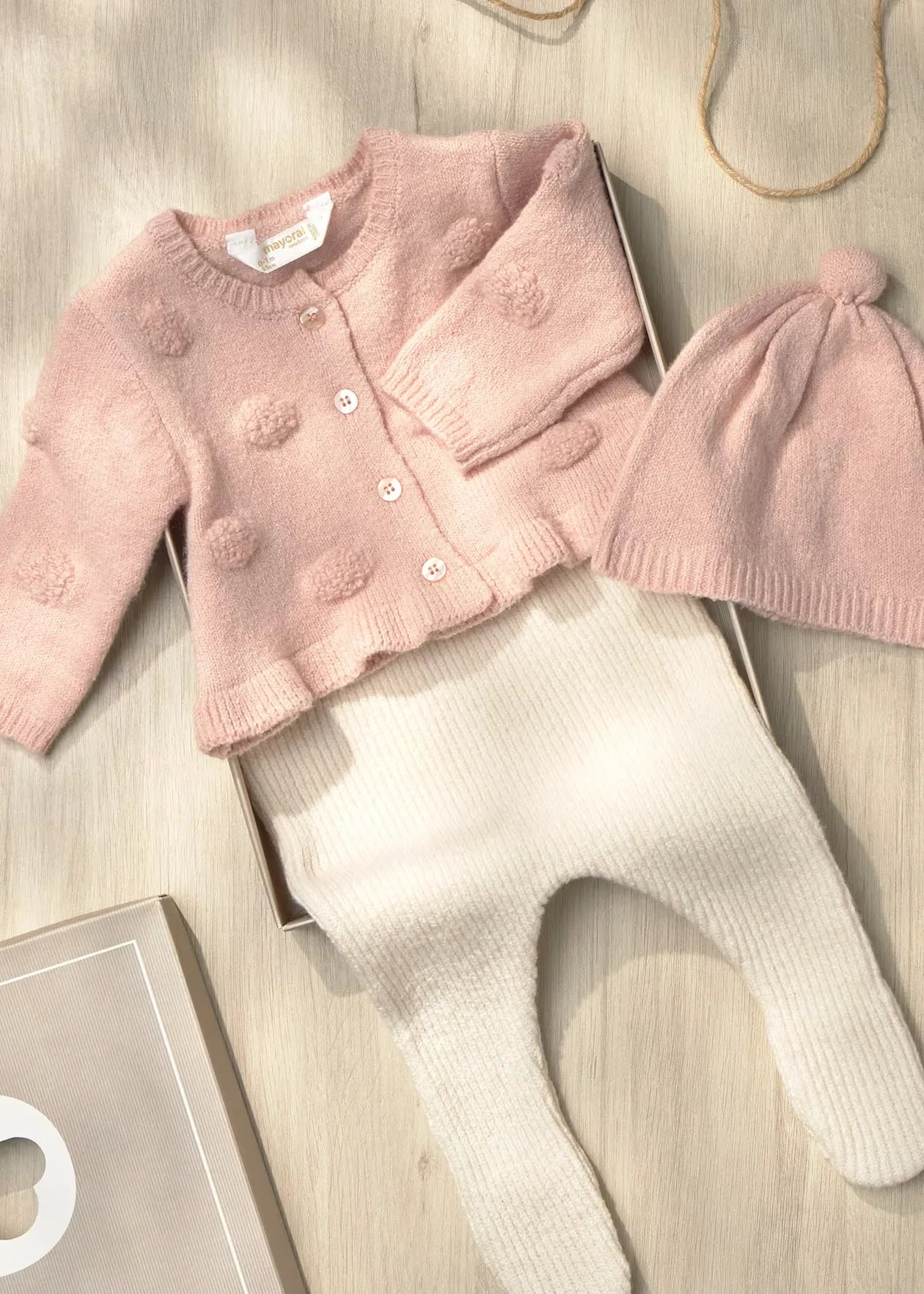 Conjunto 3 Piezas Manga Larga Puntos Rosa Mayoral Moda