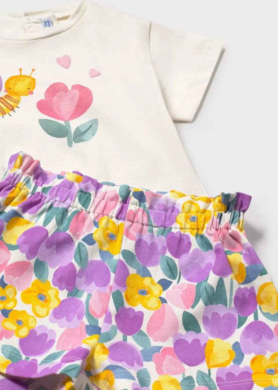 Conjunto 3 Piezas Short Estampado Mayoral detalle