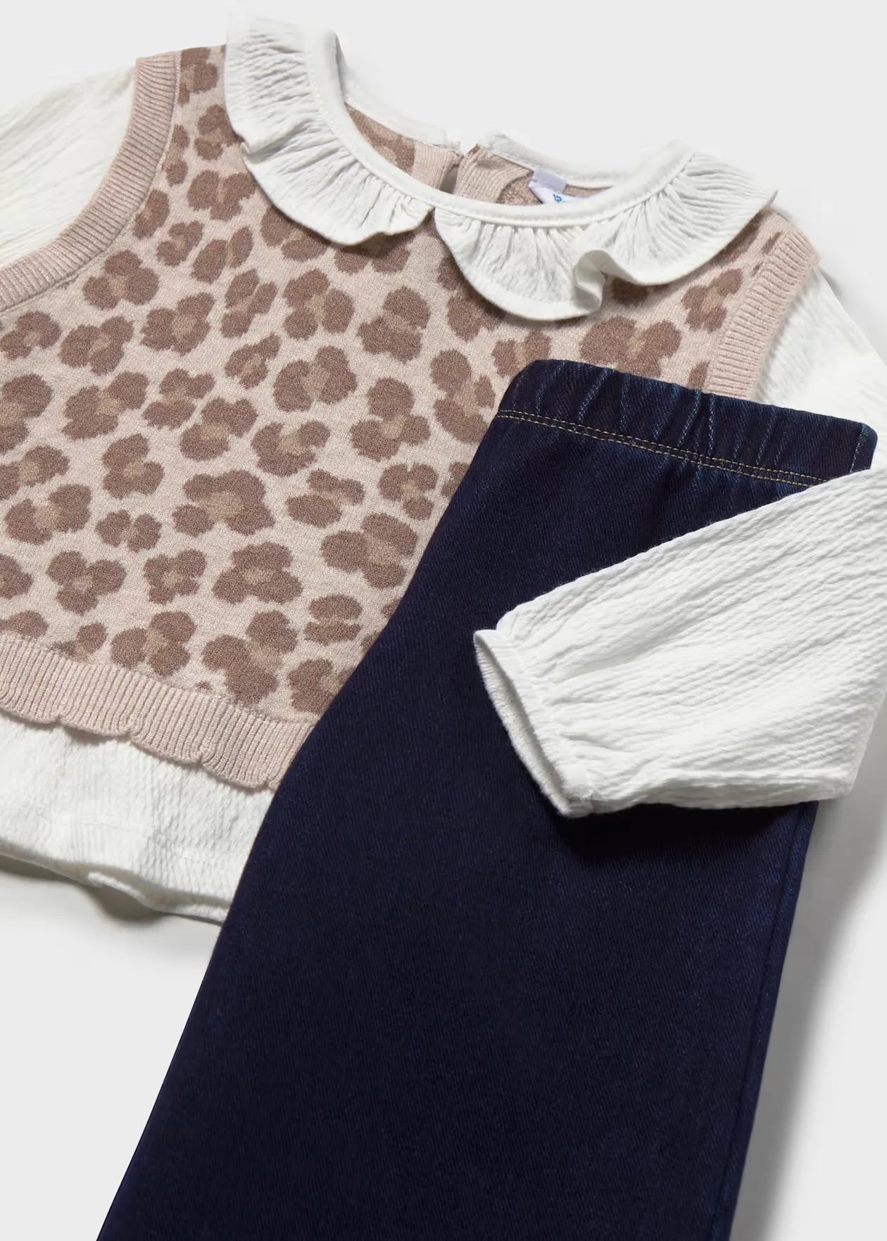Conjunto Manga Larga Estilo Chaleco Animal Print Mayoral ESTILO
