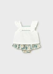 Conjunto Falda Margaritas Verde Mayoral