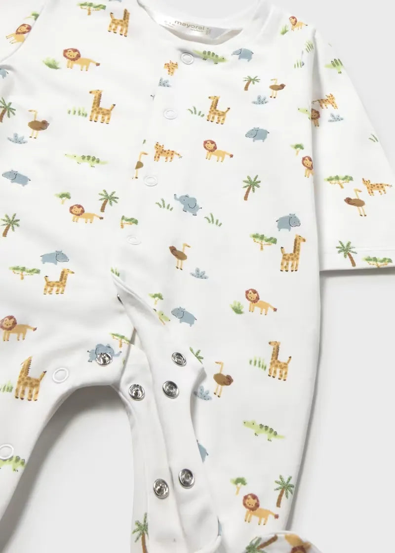 Set 2 Pijamas Estampado León Amarillo Mayoral detalle