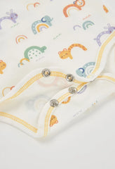 Set 2 Bodys Estampado Unisex Colores Animales Boboli
