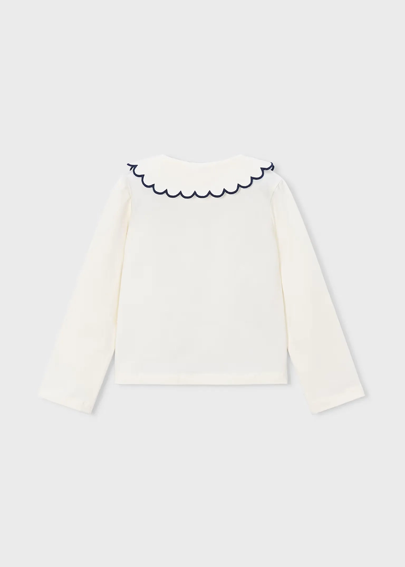 Blusa Manga Larga Detalle Cuello Blanco Mayoral DISEÑO
