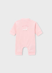 Pijama sin Pie Bordado Patos Rosa Mayoral estilo