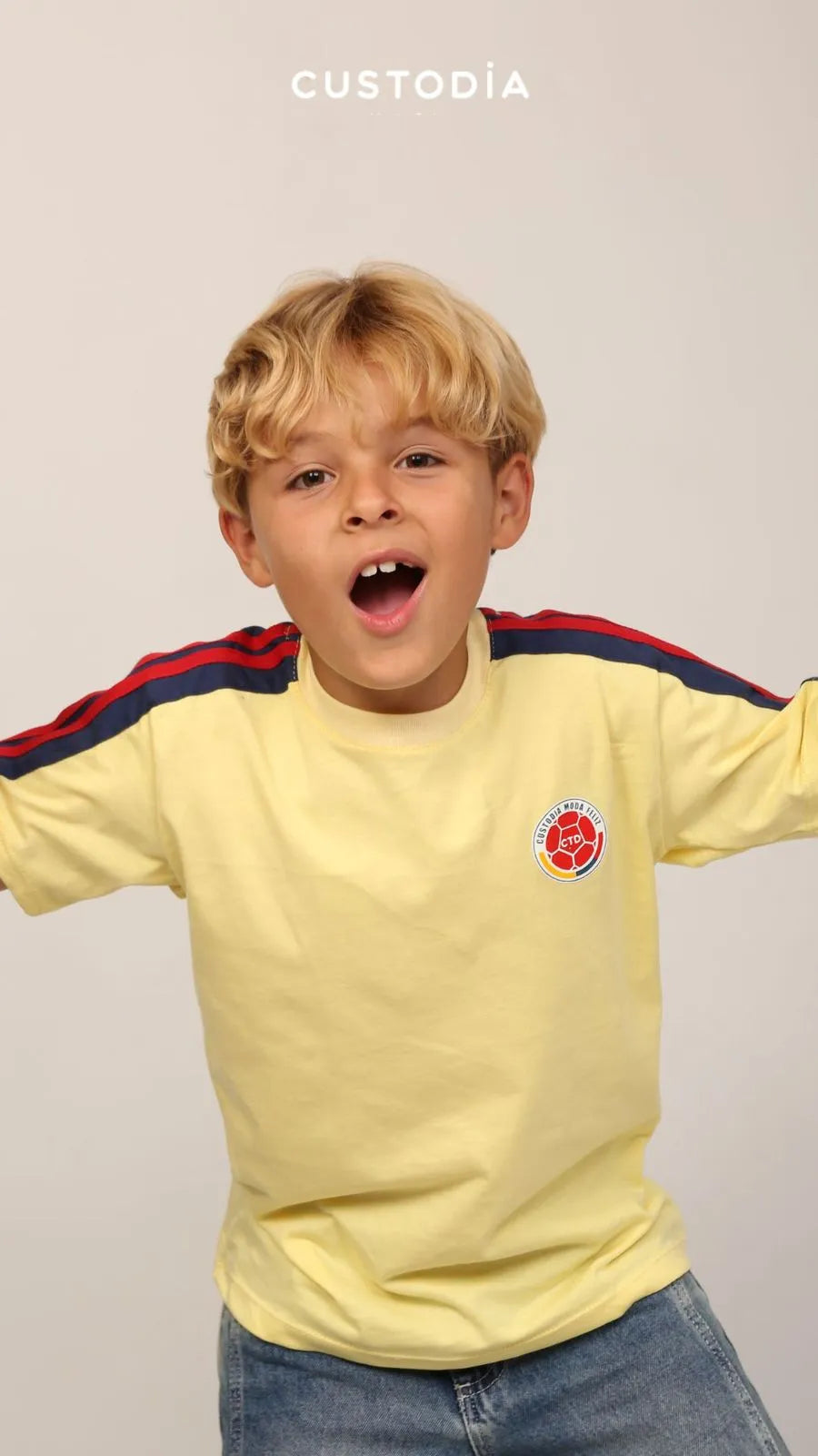 Camiseta Colombia Unisex Custodia niño