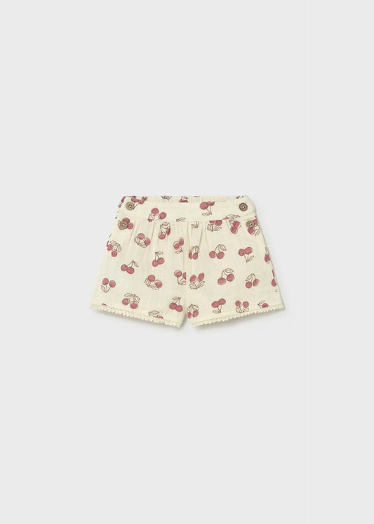 Short Estampado Cerezas Beige Mayoral 