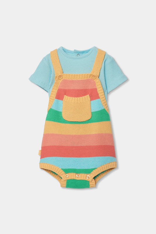 Conjunto Body Tricot Rayas Boboli