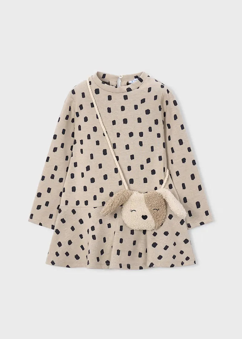 Vestido Puntos Bolso Dog Café Mayoral