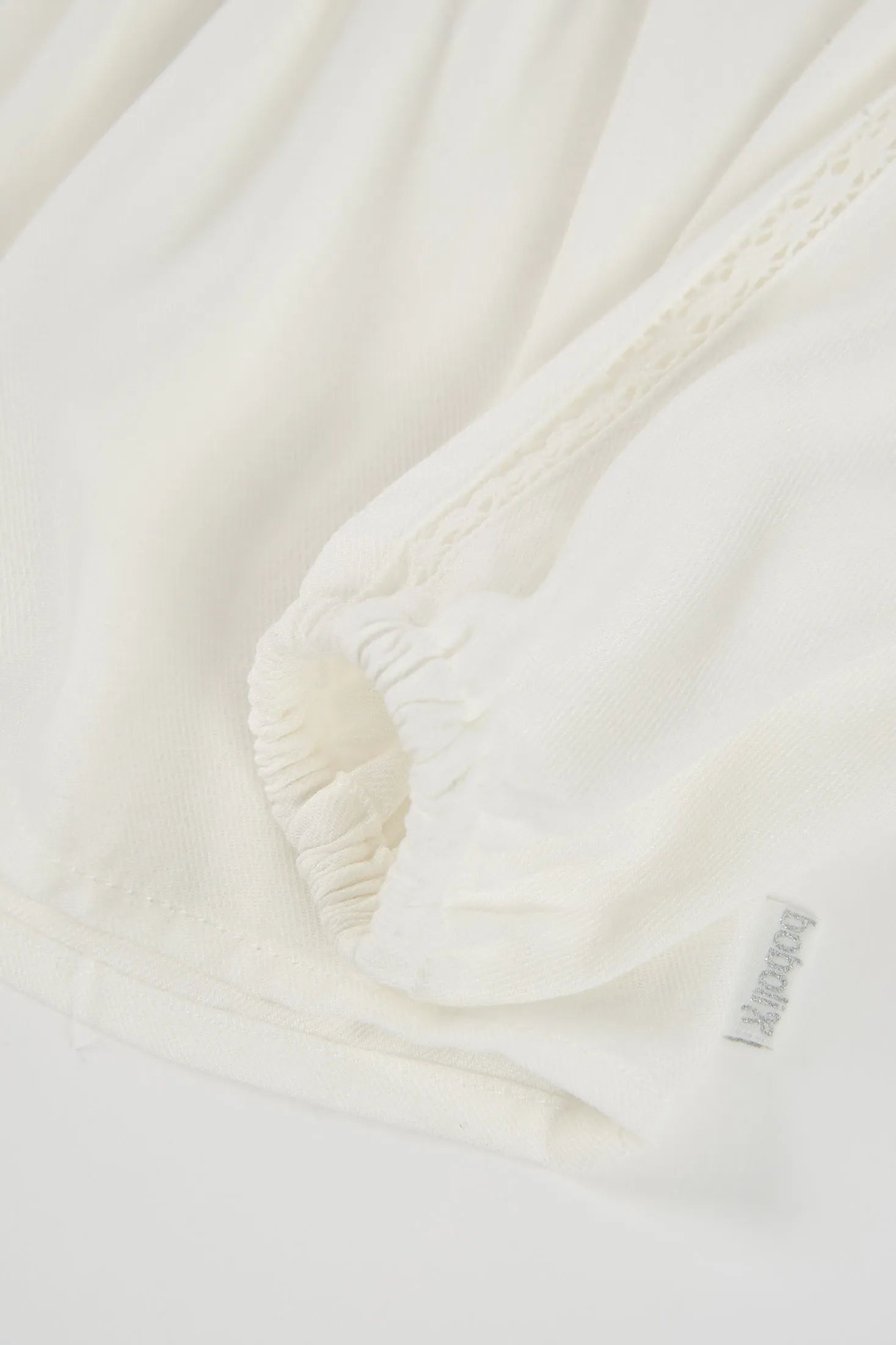 Blusa Encaje Detalle Cuello Blanco Boboli Detalle
