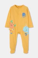 Pijama Enteriza Animales del Mar Amarillo Boboli