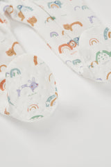 Pijama Enteriza Estampado Colores Animales Boboli pies