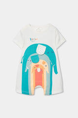 Pelele Estampado Interactivo Elefantes Boboli