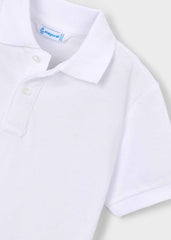 Polo Básico Niño Blanco Mayoral Detalle