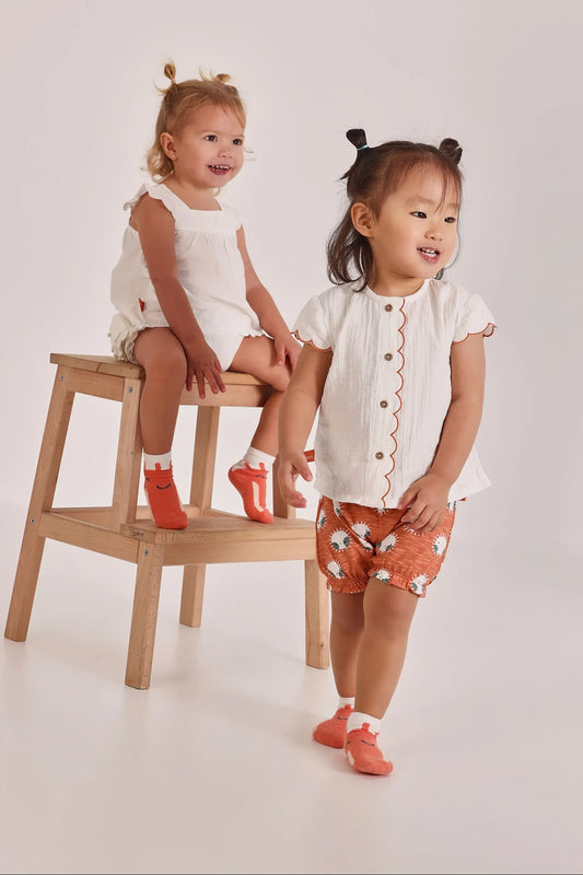 Conjunto Short Estampado Sol Boboli modelo