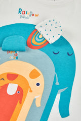 Pelele Estampado Interactivo Elefantes Boboli