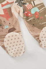 Pijama Enteriza Bosque Verde Beige Boboli