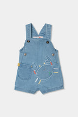 Conjunto Overol Cangrejo Denim Boboli diseño