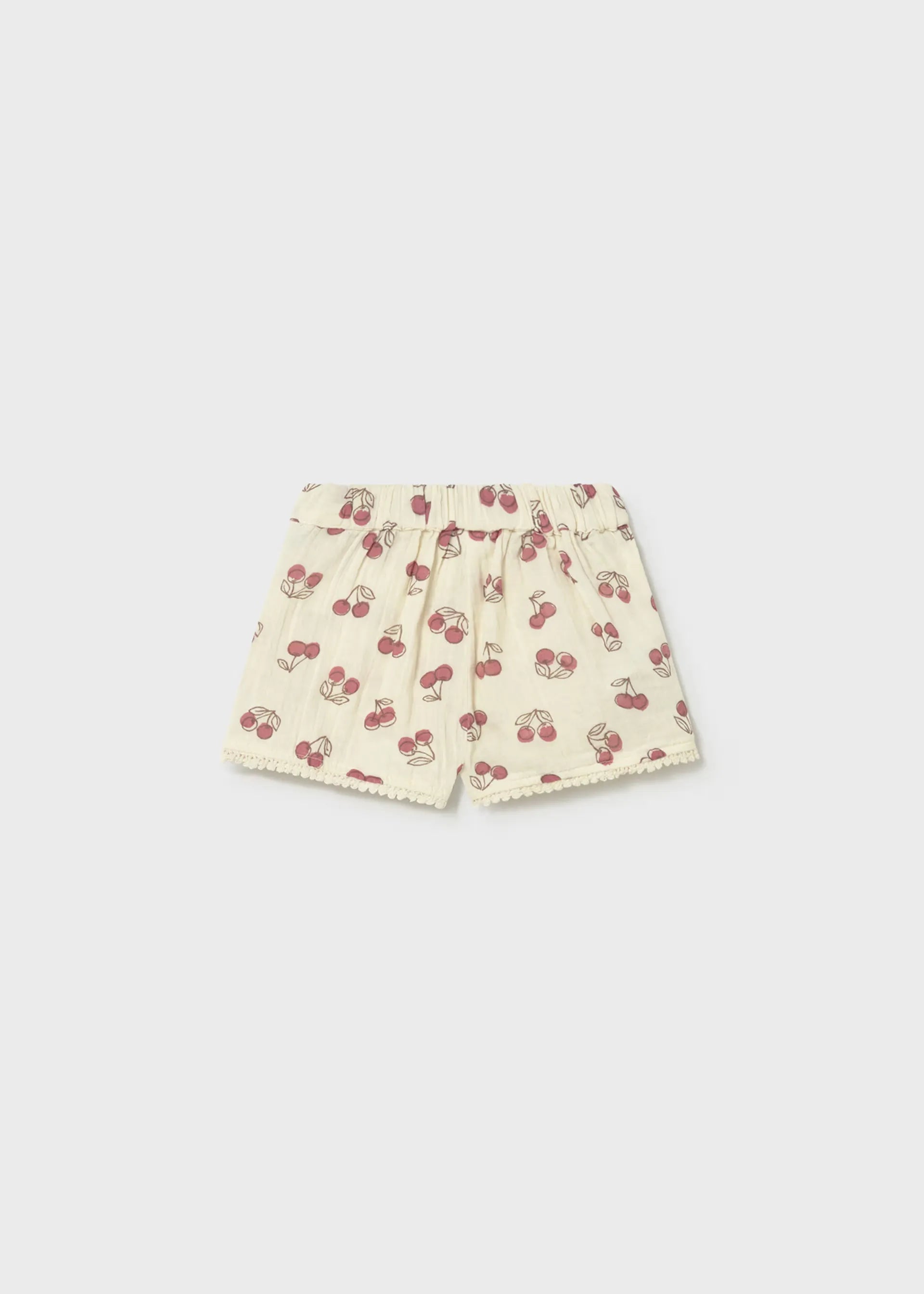 Short Estampado Cerezas Beige Mayoral Diseño