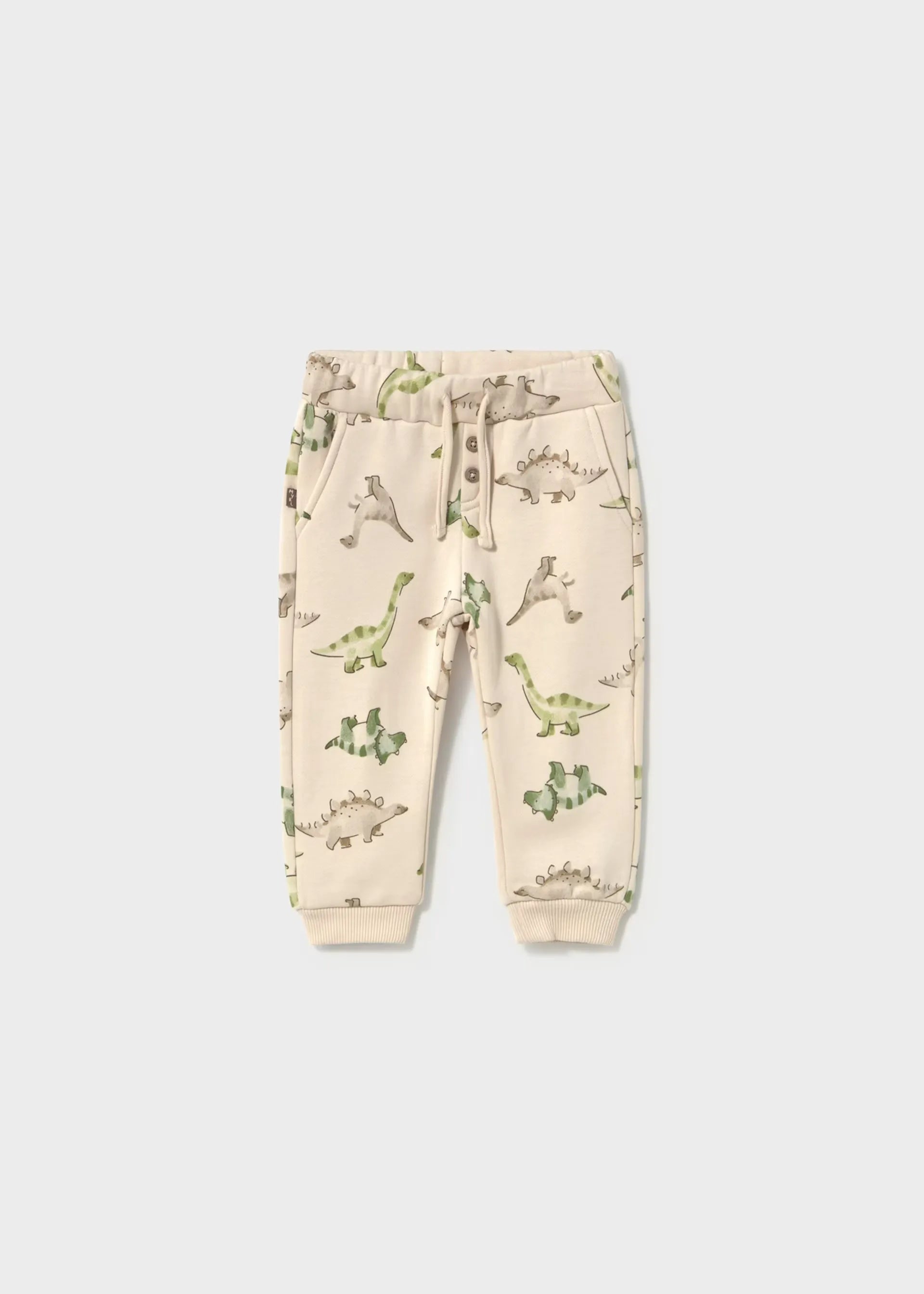 Conjunto Pantalón Estampado Dino Beige Mayoral 