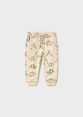 Conjunto Pantalón Estampado Dino Beige Mayoral 