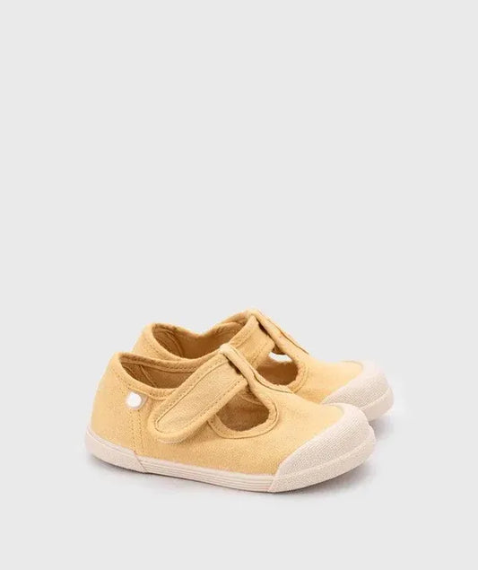 Tenis Baleta Deportiva Lona Pepito Dijon Amarillo Igor
