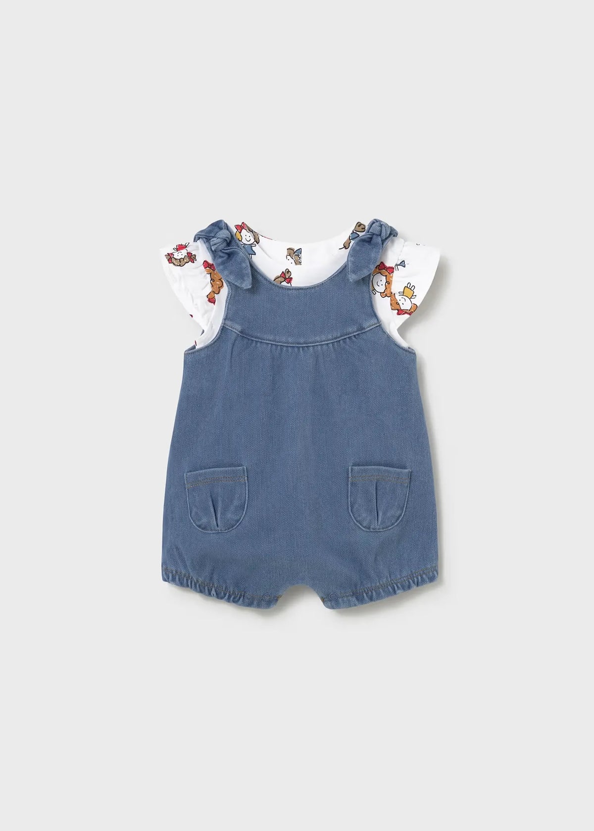 Conjunto Blusa y Braga Denim Mayoral
