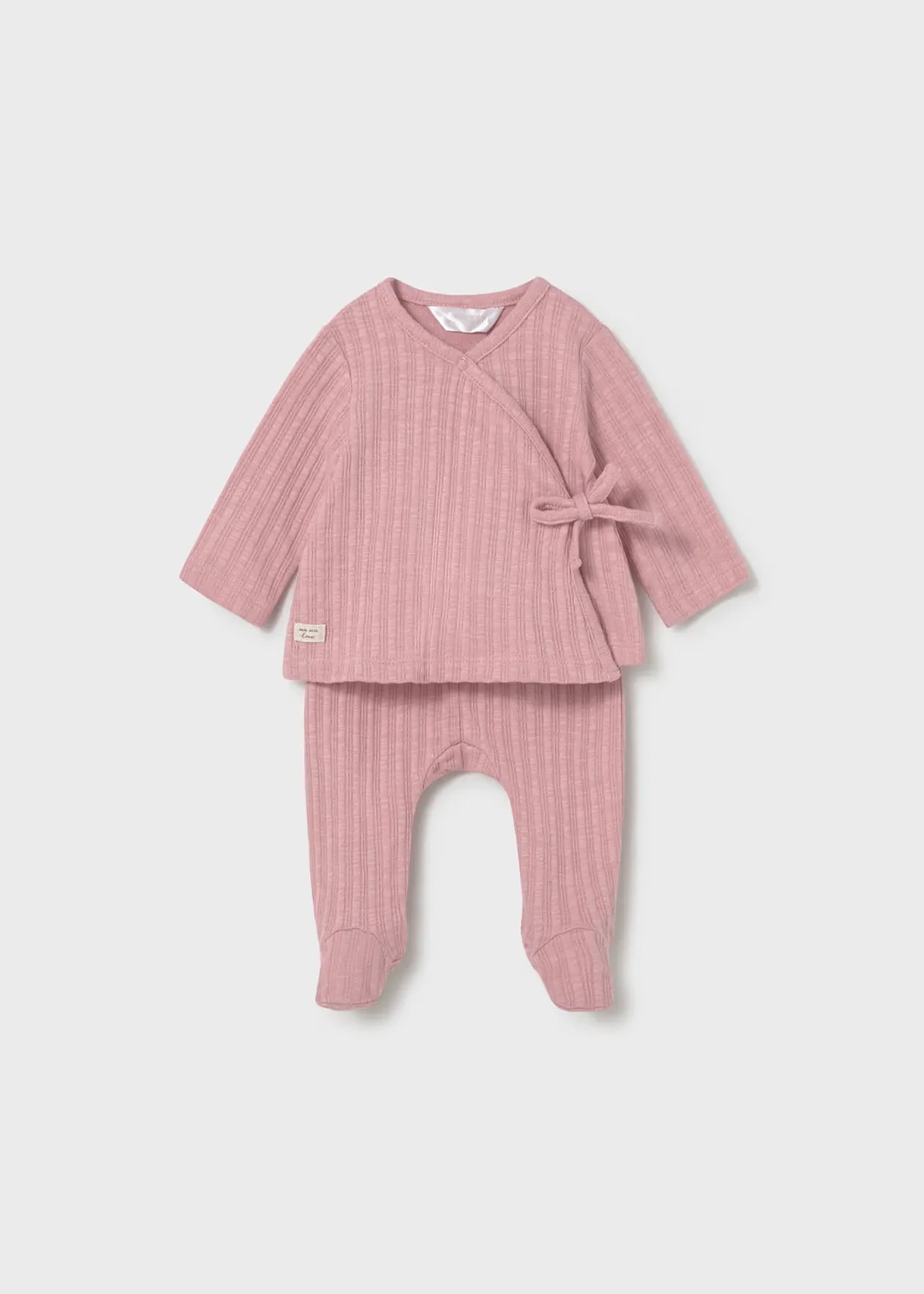 Conjunto Pantalón Lazo Rosa Mayoral