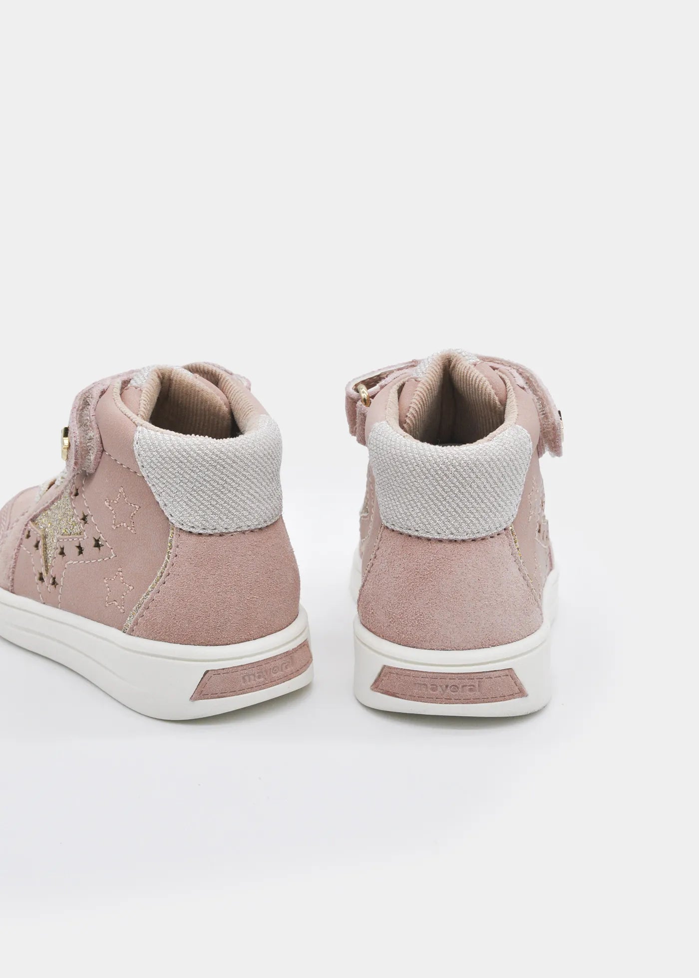 Tenis Botin Fantasia Estrella Piel Rosa Mayoral Detalle