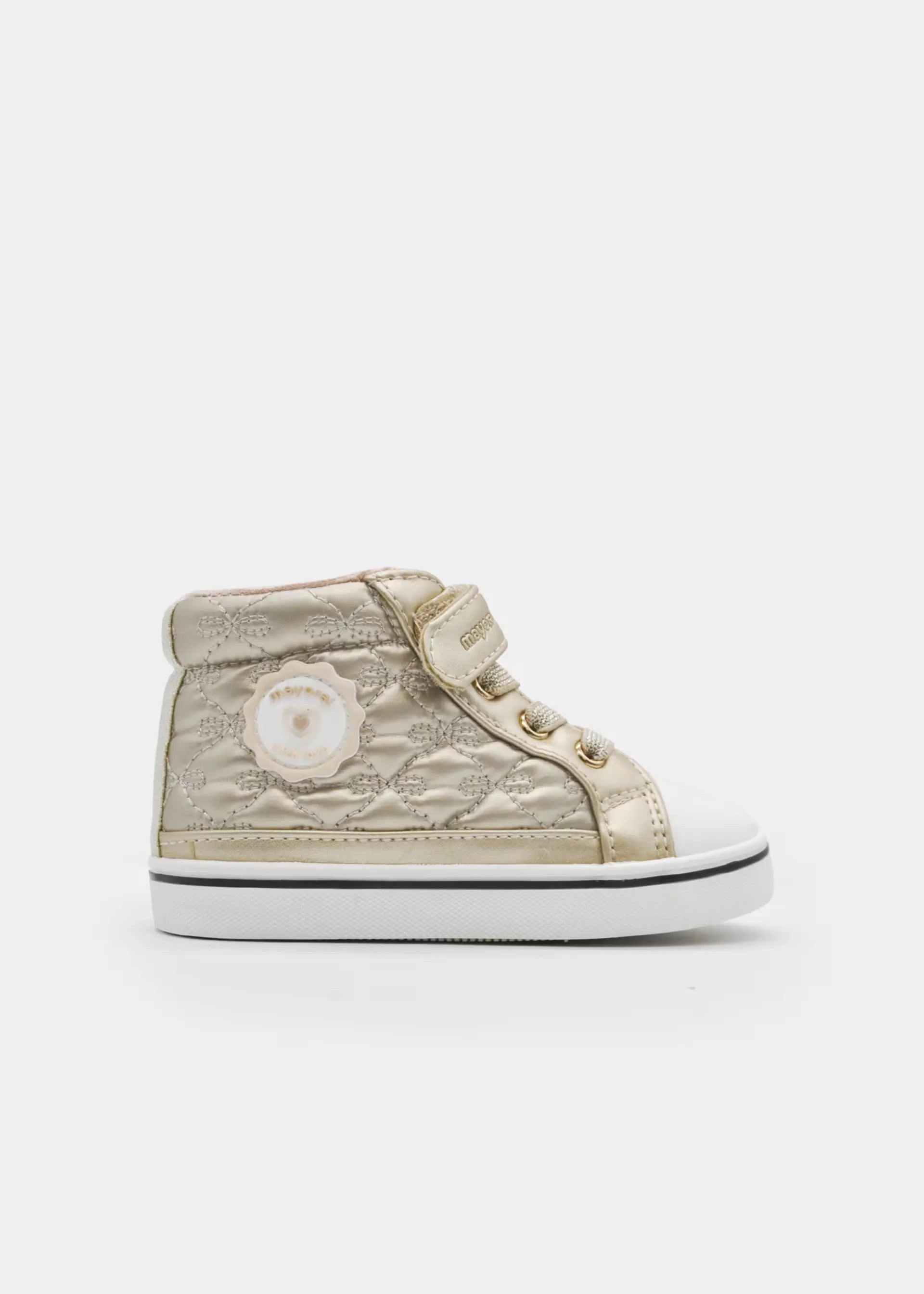 Tenis Botin Acolchado Oro Mayoral Moda