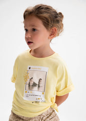 Blusa Estampado Oversize Amarillo Mayoral modelo
