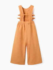 Enterizo Pecho Detalle Resortado Naranja Zippy