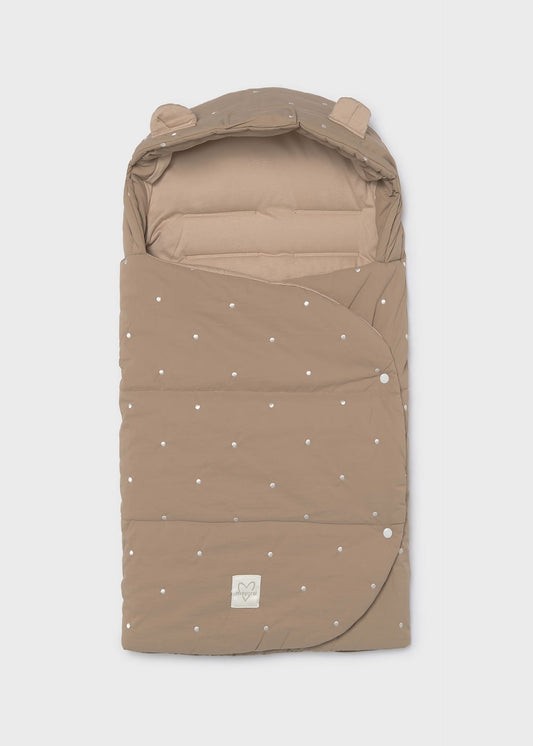 Sleeping Bag Bordado Puntos Café Mayoral