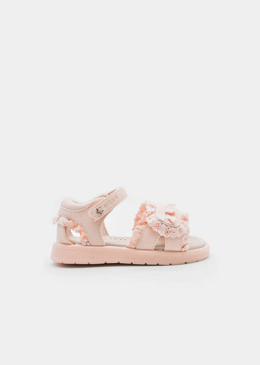 Sandalias Pelum Volantes Rosa Mayoral