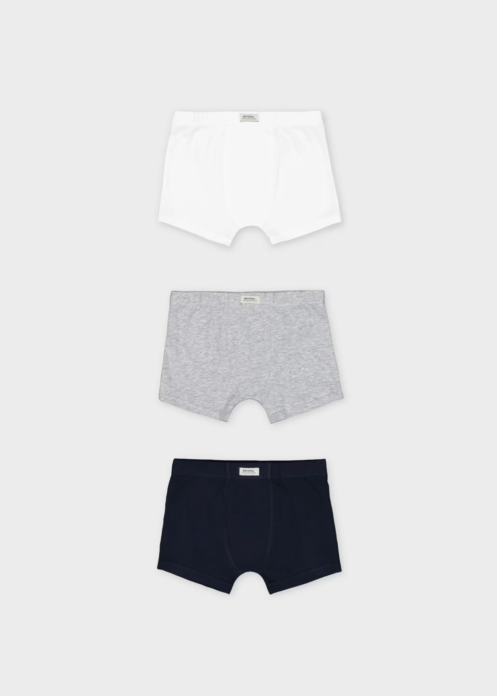 Set 3 Boxer Unicolor Navy Mayoral