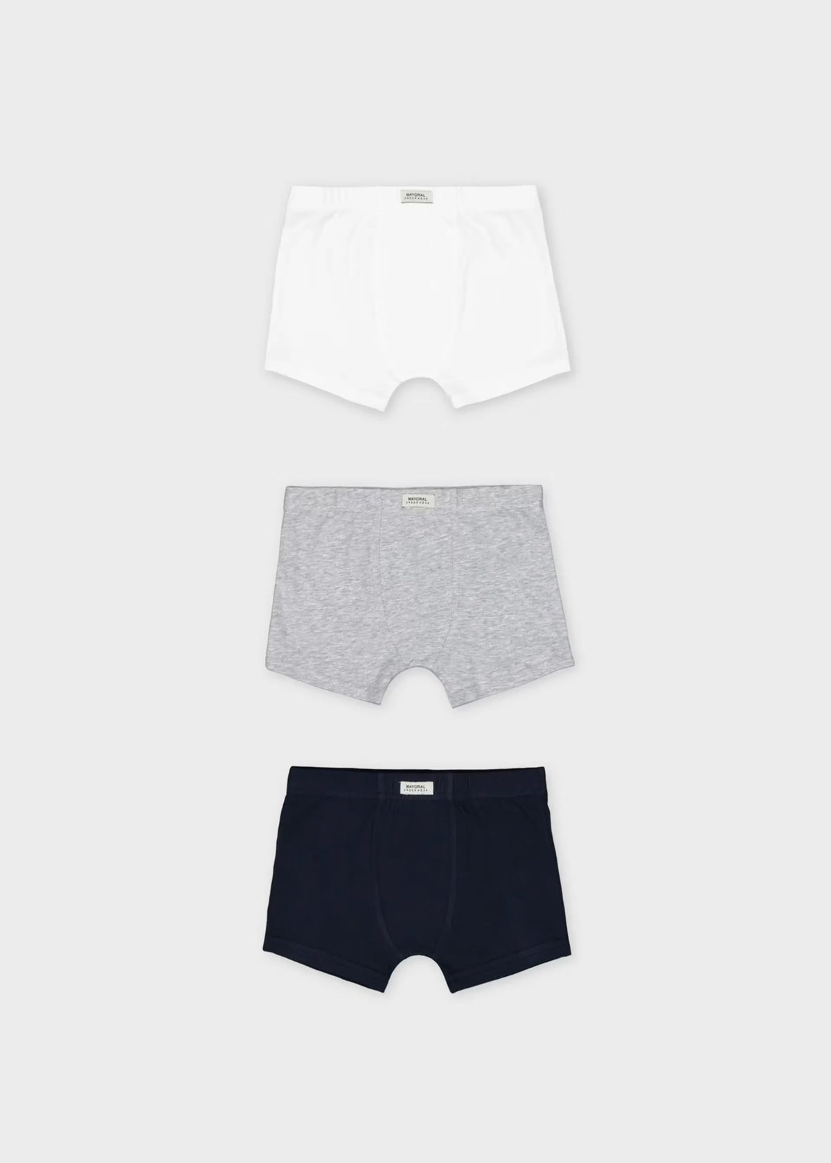 Set 3 Boxer Unicolor Navy Mayoral