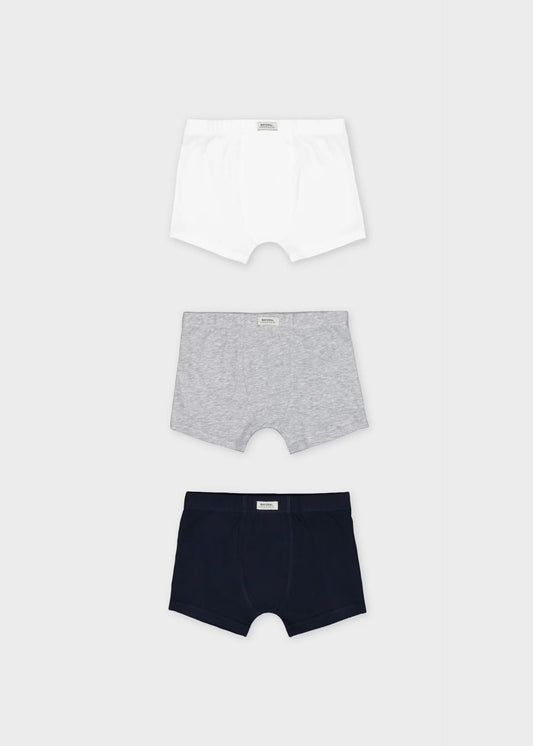 Set 3 Boxer Unicolor Navy Mayoral