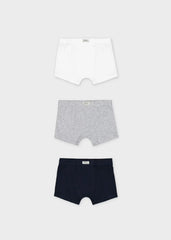 Set 3 Boxer Unicolor Navy Mayoral