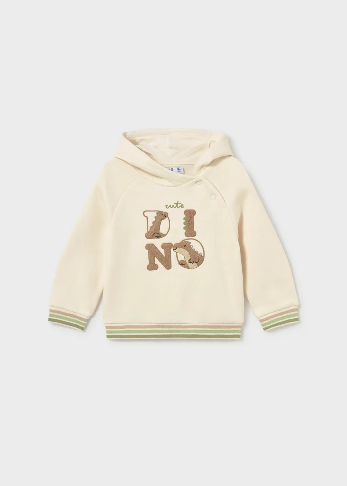 Saco Bordado Dino Combinado Beige Verde Mayoral