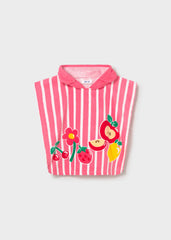Toalla con Capota Frutas Fucsia Mayoral