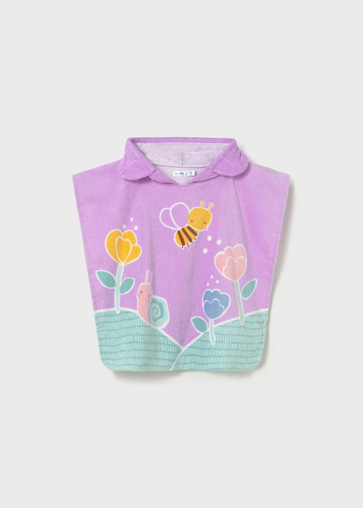 Toalla con Capota Abeja Lila Mayoral