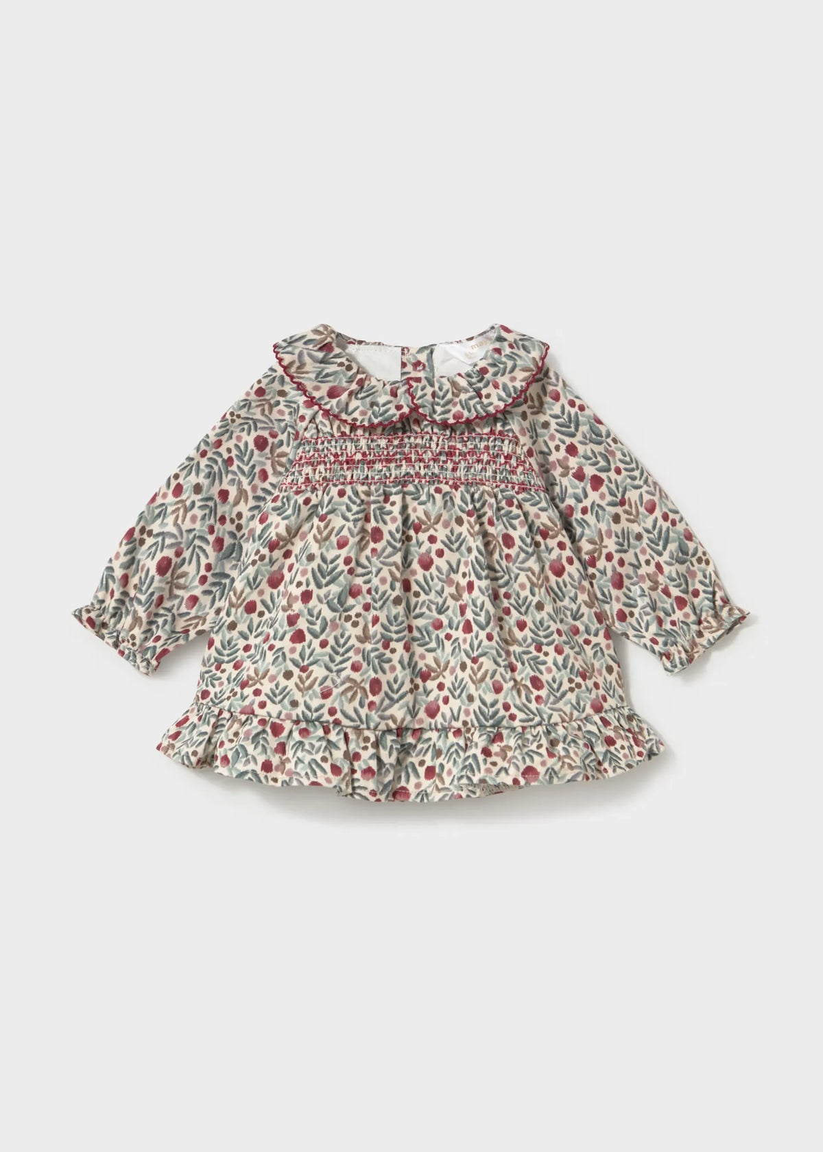 Vestido Resortado Estampado Flores Lirio Mayoral 