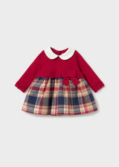 Vestido Cuadros Rojo Mayoral